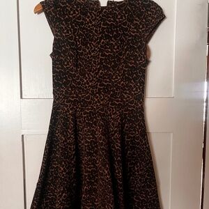 ASOS leopard cotton skater dress. Sz US 6